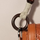 Ручки для сумки, 2 шт, вощёный шнур/дерево, 48 × 2 см, цвет бежевый - фото 9590468