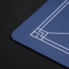 Сукно для покера, прорезиненное, 120×60 см, толщина 3 мм, синее - Фото 4