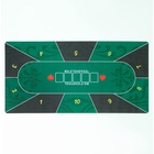 Сукно для покера, прорезиненное, 120×60 см, толщина 3 мм, зелёное - Фото 4