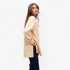 Рубашка женская MINAKU: Casual Collection, размер 48, бежевый - Фото 2