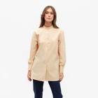 Рубашка женская MINAKU: Casual Collection, размер 48, бежевый - Фото 5