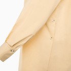 Рубашка женская MINAKU: Casual Collection, размер 48, бежевый - Фото 10