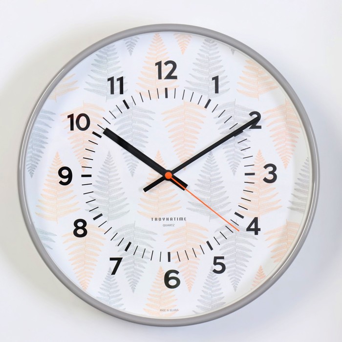 Часы настенные, серия: Классика, d-30.5 см, плавный ход - фото 1906124233
