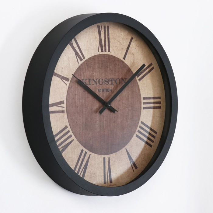 Часы настенные, серия: Классика, d-30.5 см, плавный ход - фото 1906124237