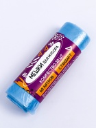 Мешки для мусора в рулоне UPAK LAND 60 л, голубые, ПНД, толщина 8 мкм, 50×80 см 20 шт. - Фото 5