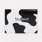 Обложка для студенческого билета, цвет белый/чёрный - фото 8690298