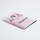 Обложка для паспорта, цвет розовый - Фото 4