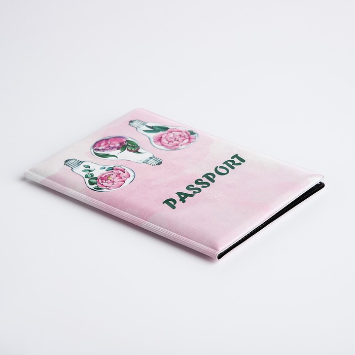 Обложка для паспорта, цвет розовый - фото 1907571547