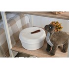 Корзина для хранения SL Home «Бэлл», плетёная, ручной работы, малая, 25×25×13.5 см, белая - Фото 7