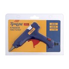 Клеевой пистолет ТУНДРА, 20 Вт, 220 В, шнур 1.2 м, выключатель, индикатор, антикапля, 7 мм - Фото 1