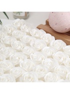 Розы мыльные белые, набор 81 шт. в коробке - Фото 5