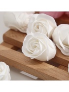 Розы мыльные белые, набор 81 шт. в коробке - Фото 6