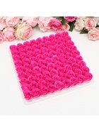 Розы мыльные фуксия, набор 81 шт. в коробке - Фото 4