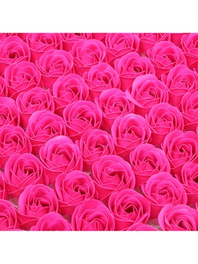 Розы мыльные фуксия, набор 81 шт.