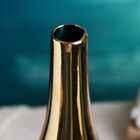 Ваза «Голден тайм», 33×7.5×3 см, керамика, золото - фото 42259894