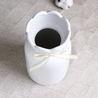 Ваза «Нежность», 24×12 см, керамика, белая 9209683