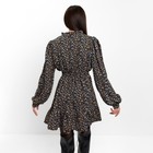 Платье мини женское MIST, размер 46, чёрное  (артикул 9295690)  большой выбор товаров оптом и в розницу по низким ценам с доставкой