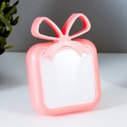 Ночник "Подарок" 4xLED розовый 6,5х5,5х9 см RISALUX - фото 10096581
