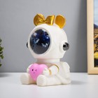 Ночник-увлажнитель Мишка космонавт LED USB белый 12х12х16,5 см 7823696