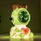Ночник-увлажнитель Мишка космонавт LED USB белый 12х12х16,5 см - фото 9590496