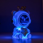 Ночник-увлажнитель Мишка со звездой LED USB белый 12х12х16,5 см RISALUX - фото 6744621