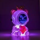 Ночник-увлажнитель Мишка со звездой LED USB белый 12х12х16,5 см RISALUX - фото 6744623