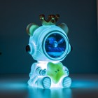 Ночник-увлажнитель Мишка со звездой LED USB белый 12х12х16,5 см RISALUX - фото 6744624