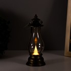 Светодиодная свеча в подсвечнике RISALUX «Фонарь этно», LED-ночник, от батареек, 6×6.5×16 см 7824058 - фото 16796892