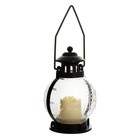 Ночник Арте LED от батареек 3хААА черный 11х11х20 см - фото 805122209