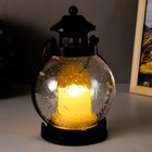 Ночник Арте LED от батареек 3хААА черный 11х11х20 см - фото 805122202