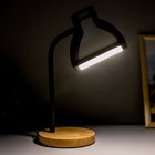 Настольная лампа Лайт LED 4Вт USB 3000-6000K черный 14,5х23х38,5 см RISALUX 7830941