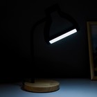 Настольная лампа Лайт LED 4Вт USB 3000-6000K черный 14,5х23х38,5 см RISALUX 7830941