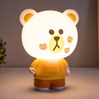 Настольная лампа Мишки E14 15Вт бело-желтый 10х15х19,5 см RISALUX - Фото 2