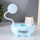 Настольная лампа "Котёнок" LED 3Вт USB МИКС 8,5х11,5х20,5 см RISALUX - фото 21896733