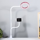 Настольная лампа Октопус LED USB розовый 11х63 см RISALUX 7842106 - фото 14394673
