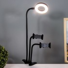 Настольная лампа Октопус LED USB черный 9х63 см - фото 3801435