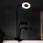 Настольная лампа Октопус LED USB черный 9х63 см RISALUX - фото 21896758