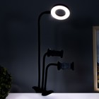 Настольная лампа Октопус LED USB черный 9х63 см RISALUX - фото 21896759