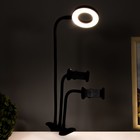 Настольная лампа Октопус LED USB черный 9х63 см RISALUX - фото 21896760