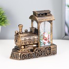 Ночник Новогодний экспресс LED от батареек черный с золотой патиной 6х12,5х11,5 см RISALUX - фото 21896848