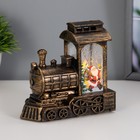 Ночник Новогодний экспресс LED от батареек черный с золотой патиной 6х12,5х11,5 см RISALUX - фото 21896849