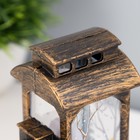 Ночник Новогодний экспресс LED от батареек черный с золотой патиной 6х12,5х11,5 см RISALUX - фото 21896853