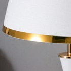 Настольная лампа "Елизавета" E27 40Вт бело-золотой 25х25х37 см RISALUX - Фото 4