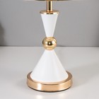 Настольная лампа "Елизавета" E27 40Вт бело-золотой 25х25х37 см RISALUX - Фото 6