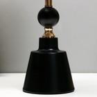 Настольная лампа RISALUX «Алессандра», E27, 40 Вт, чёрная, 25×25×30 см  (артикул 7879376)  большой выбор товаров оптом и в розницу по низким ценам с доставкой