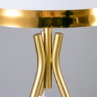 Настольная лампа «Венеция» E27 40 Вт бело-золотой 28×28×50 см RISALUX - фото 3801676