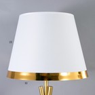 Настольная лампа «Венеция» E27 40 Вт бело-золотой 28×28×50 см RISALUX - фото 3801677