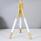 Настольная лампа «Венеция» E27 40 Вт бело-золотой 28×28×50 см RISALUX - фото 3801678