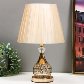 Настольная лампа "Флоренция" E27 40Вт золото 23х23х30 см RISALUX