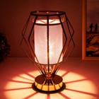 Аромасветильник сенсорный «Этно» G9 40 Вт золото 19×19×26 см RISALUX - Фото 4